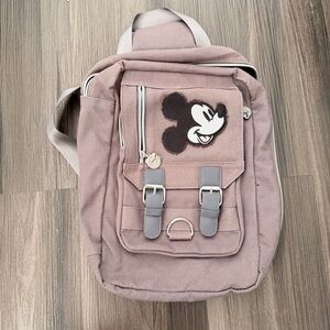 Disney Crossbody Bag with Mickey Mouse - Brown and Gray